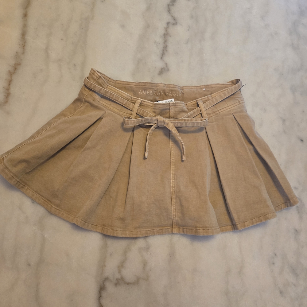 American Eagle Tan Mini Skirt